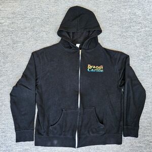 Brandi Carlile Women's XL Black Hoodie Sweatshirt Music Concert Sunset